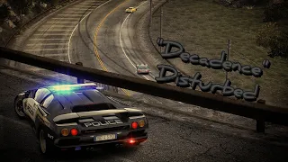 Need For Speed Hot Pursuit: Lamborghini Diablo GMV- Decadence by Disturbed