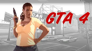 GTA 4 Погоня от полиции. Съемка с вертолета