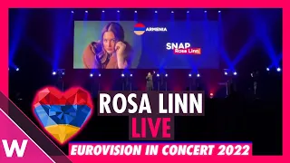 Rosa Linn "Snap"  (Armenia 2022) LIVE @ Eurovision in Concert