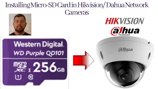 Installing SD Card in Hikvision IP Camera