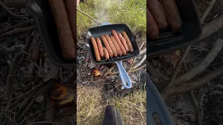 Campfire cooking #campfire #nature #campingfire #campfirecooking #campfirefood