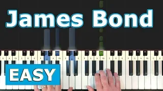 JAMES BOND Theme - Piano Tutorial Easy  [Sheet Music]