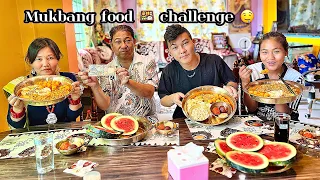 Mukbang challenge with chocolate family 🙏🏻❤️ #aronthapa10