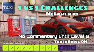 Asphalt 9 - 1vs1 Multiplayer Challenge Races - DaVinci to 2 Stars - Mclaren P1 to Lvl.9 - TouchDrive