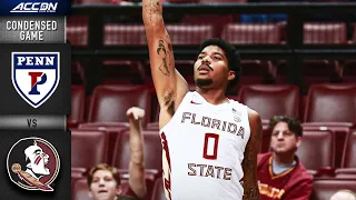 Pennsylvania vs. Florida State Condensed Game | 2021-22 ACC Men’s Basketball