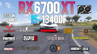 RX 6700 XT + i5 13400F : Test in 14 Games - I5 13400F Gaming