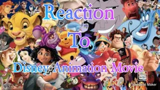 Reaction to Every Disney Animation Movie  Ranked by Schaffrillas Production
