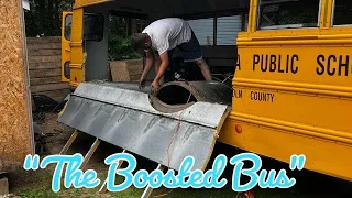 Ex School bus converting to toy hauler!