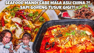 HOT POT MERCON MALA IMPORT LANGSUNG DARI CHINA?! IKAN KERAPU SAYUR ASIN