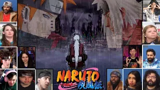 Jiraya VS Pain (Part 1) | Reaction Mashup | Naruto Shippuden Episode 130