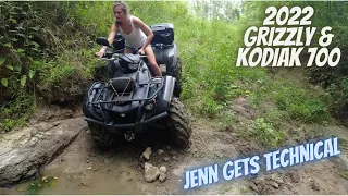 Jenn gets technical | 2022 Yamaha Grizzly & Kodiak 700