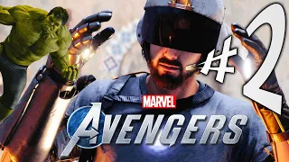 Marvel Avengers - Parte 2: Hulk e Tony Stark Doidão!!! [ Xbox One X - Playthrough 4K ]