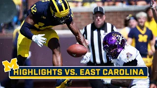 East Carolina at Michigan | Highlights | Big Ten Football | Sept. 2, 2023