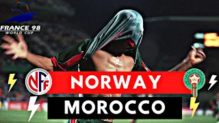 Morocco vs Norway 2-2 All Goals & Highlights ( 1998 World Cup )