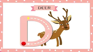 Words From Letter D | Words From alphabets | Kids Vocabulary Words | How to write D