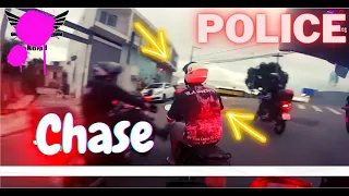 Brazil Motorcycle Police Chase - Pinote Rocam - Helmet Cam