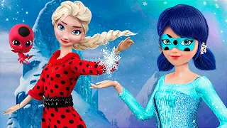 Ladybug et Elsa! Le Défi Magique / 10 Astuces et Bricolages la Reine des Neiges