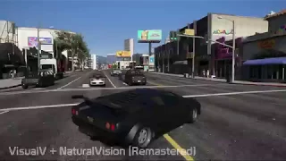 GTAV - VisualV + NaturalVision ✪ Remastered - Brilliant graphics mods