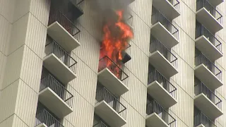 3 firefighters,1 resident injured in high-rise fire near Gold Coast on Lake Shore Drive