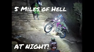 5 Miles of Hell AT NIGHT! Night Dirt Biking