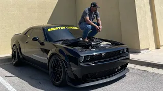 I built my dream Hellcat! from stock to heavily modified build progression! Heads/Cam 411 Whipple!