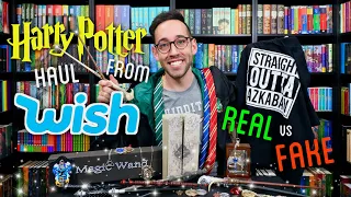 REAL VS FAKE HARRY POTTER MERCHANDISE FROM WISH