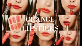 My Favourite Drugstore RED ORANGE / ORANGE Lipsticks