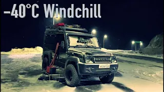 Most Dangerous Camping Of My Life | -40°C Windchill In -27°C Froze Us In Couple Of Hours | EP2