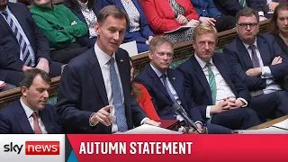 Autumn Statement: Jeremy Hunt pledges to increase NHS budget