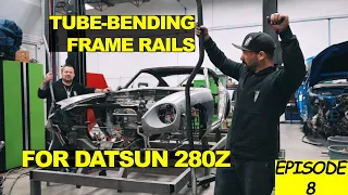 Tube-Bending Frame Rails for Datsun 280Z Custom Chassis - Z Files Episode 8