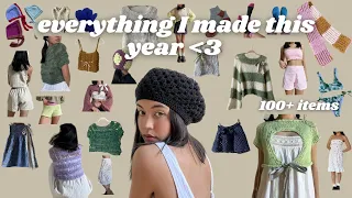 everything I made in 2023 (100+ items!) // knit, crochet, & sewing inspo