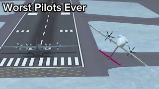 Worst Pilots Ever | Turboprop Flight Simulator crashes | Episode 3