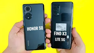Honor 50 vs Oppo Find X3 Lite 5G