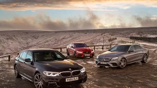 BMW 5 Series VS Mercedes E-Class VS Jaguar XF : PRICE,SPECS,INFO