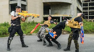 Superheroes Nerf: Couple X-Shot Nerf Guns Fight Against Criminal Group Battle Boss +More Stories