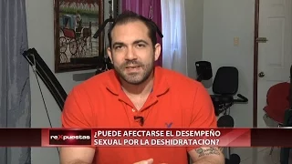 ¿Cómo afecta la deshidratación al desempeño sexual?