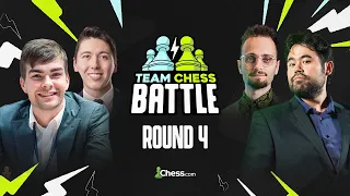 Team Chess Battle 2024 Quarterfinal 4 | Hikaru & GothamChess vs. Chessbrah Eric Hansen & Van Foreest