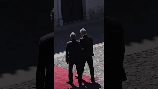 Recibimiento oficial al Presidente Díaz-Canel en el Palacio de Belem, Portugal.