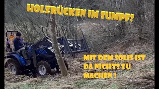 Solis 26 - Holzrücken im Sumpf?