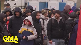 Closer look at Ukrainian refugee crisis unfolding at border l GMA