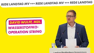 Wasserstoffkooperation STRING beitreten | David Wulff, MdL FDP| Drucksache 8/3472 Landtag MV