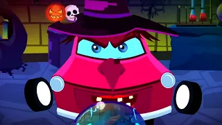 Happy Halloween | Spooky Cars and Scary Songs for Kids | Halloween Vehicle Cartoon Videos for Babies