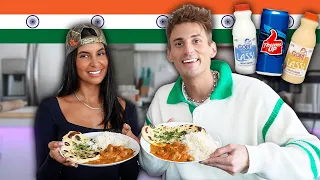 Americans Make Homemade Indian Food for First Time 🇮🇳 (Butter Chicken Recipe)