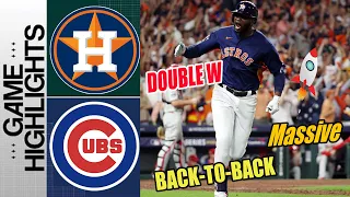 Astros vs Cubs Highlights Fly that W!  Aother SWEEP for Astros 🧹