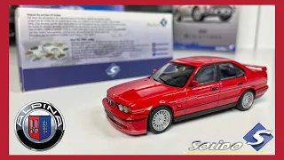 1:43 Alpina B10 BiTurbo (BMW E34) Red - Solido [Unboxing]