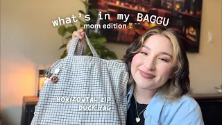 what’s in my BAGGU *mom edition*🧸🖤
