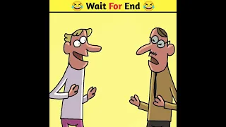 😂 Wait For End 😂 | Animated Cartoon Story | Funny Story #shorts #animatedstories #funny #animation