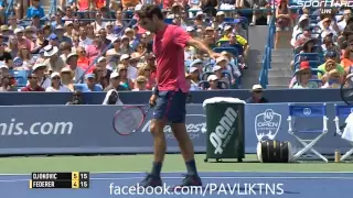 Roger Federer vs Novak Djokovic FINAL - Cincinnati 2015 Highlights