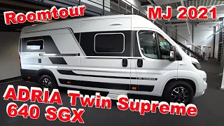 Adria Twin Supreme 640 SGX Wohnmobil Kastenwagen mit Hubbett Dieselheizung😉Unsere Roomtour+Fazit😉