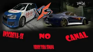 NFS MONSTER WMATED GOLF GTI VS SUPRA